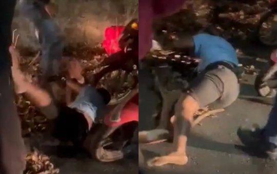 Suspeito de assalto é espancado na Avenida ACM