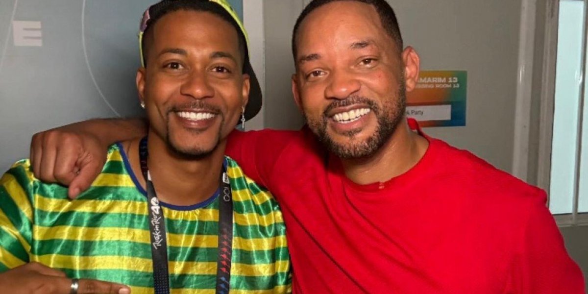 Sósia baiano realiza sonho e conhece Will Smith