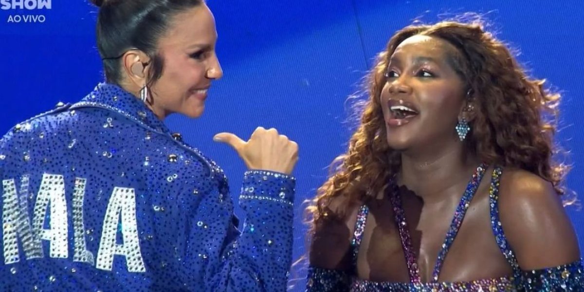 Iza se apresenta no Rock in Rio e recebe Ivete Sangalo no palco