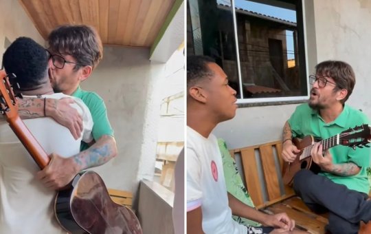 Saulo faz surpresa para o influenciador baiano Gabriel Randal; veja vídeo