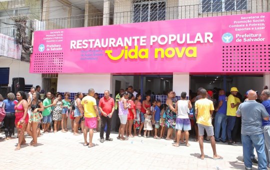 Com caruru no cardápio, Salvador recebe 10º Restaurante Popular
