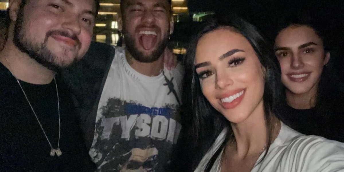 Irmã de Bruna Biancardi posta foto com Neymar Jr. após criticá-lo publicamente
