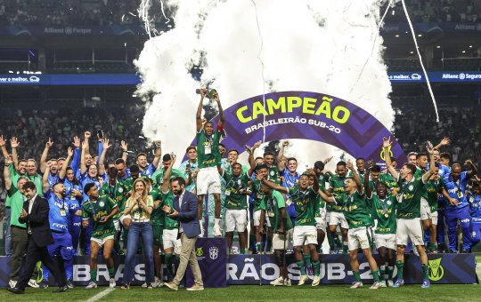 Palmeiras vence do cruzeiro e é campeão do Brasileirão sub-20