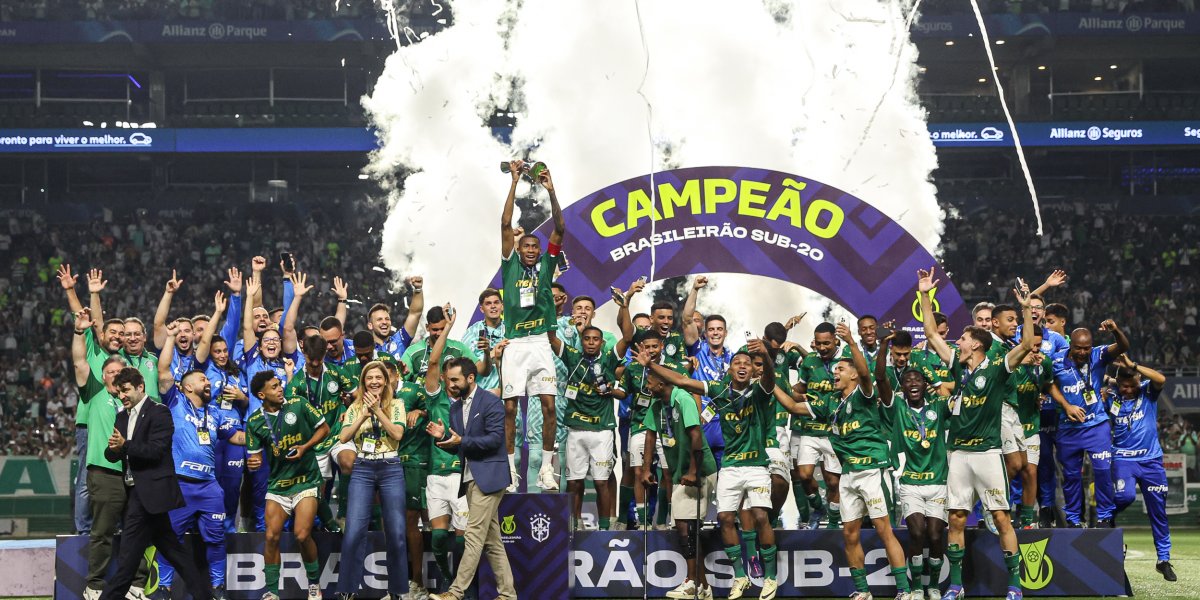 Palmeiras vence do cruzeiro e é campeão do Brasileirão sub-20