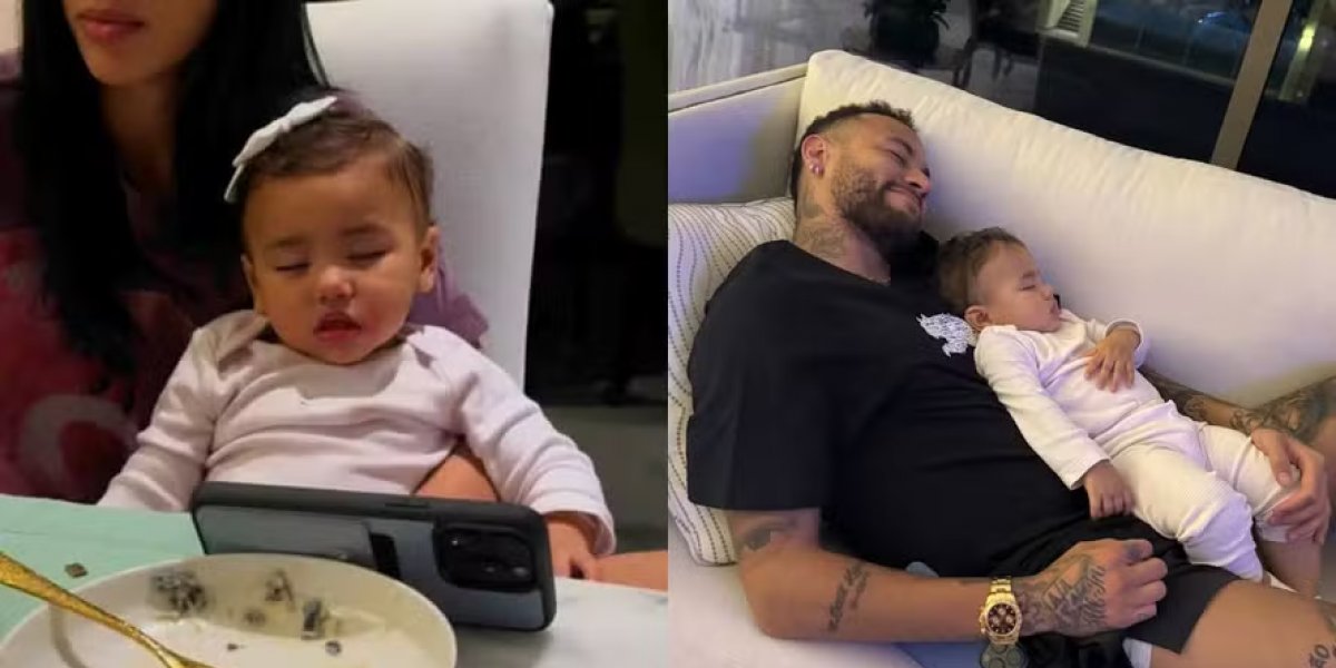 Neymar posta momento engraçado da filha e reage: “Quando virar pai eu amadureço”