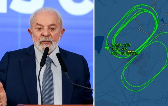 Lula embarca de volta ao Brasil após problemas com aeronave