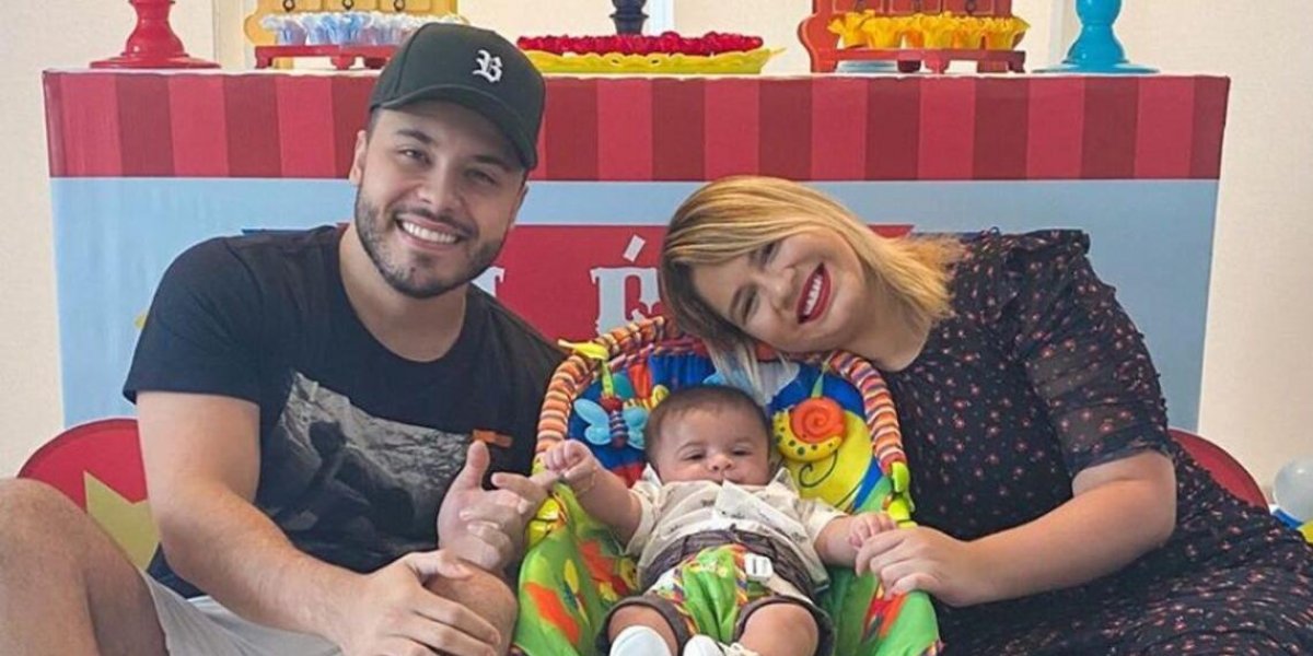 Filho de Marília Mendonça brilha no palco durante show do pai