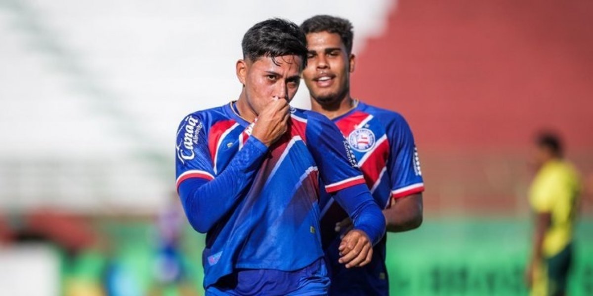 Bahia aplica goleada histórica pela Copa do Brasil sub-20