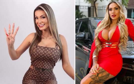 Festa de aniversário de Andressa Urach termina em confusão com Juju Ferrari