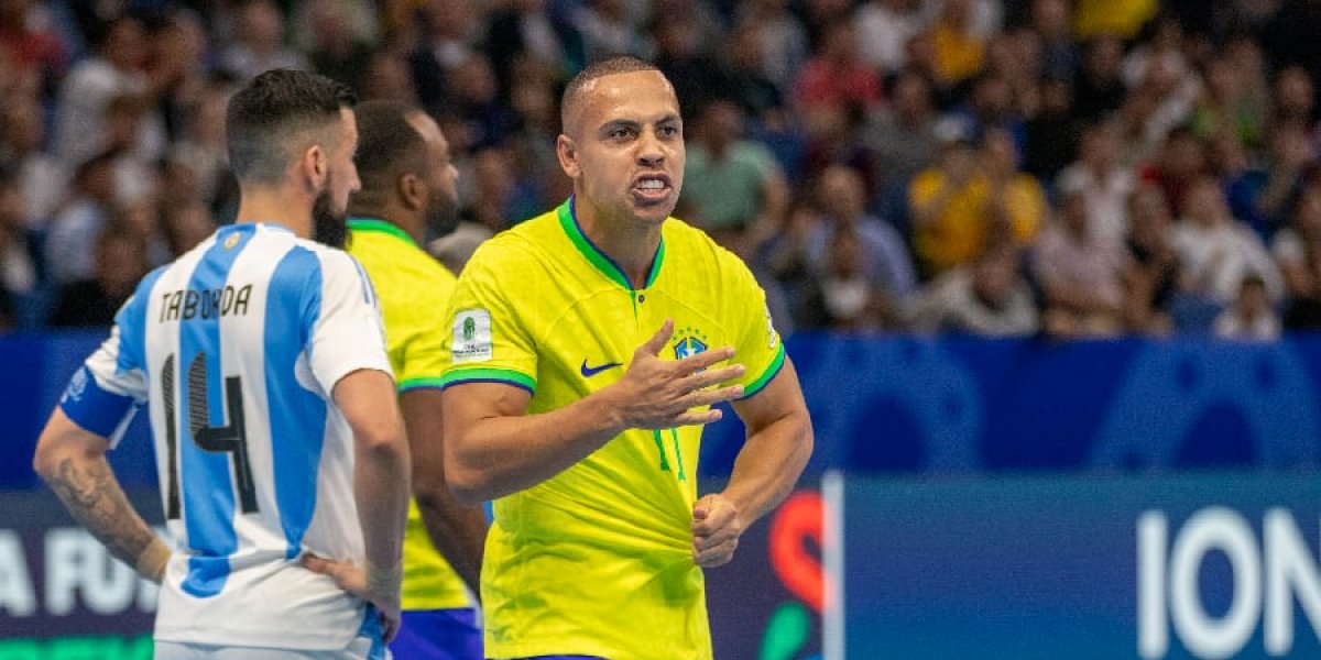 É hexa! Brasil vence Argentina e conquista o Mundial de Futsal