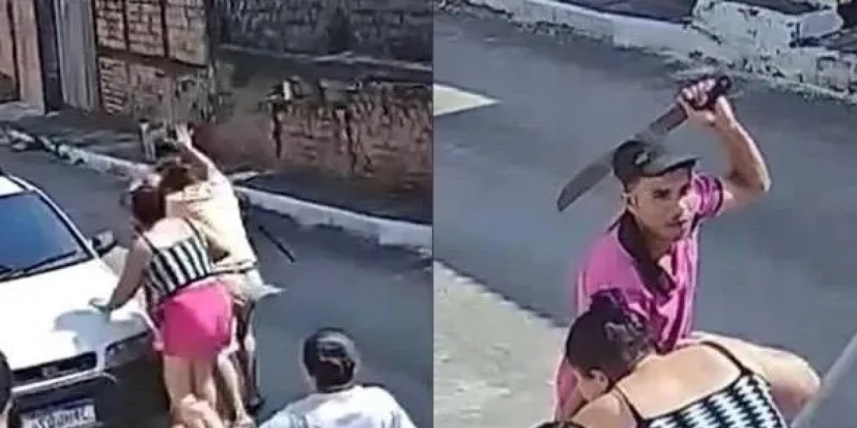 Homem agride mãe e ataca irmão com facão em Simões Filho