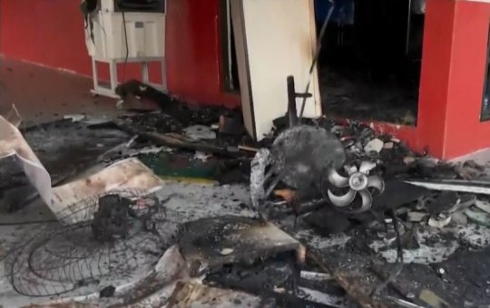 Incêndio deixa restaurante destruido em Luís Eduardo Magalhães