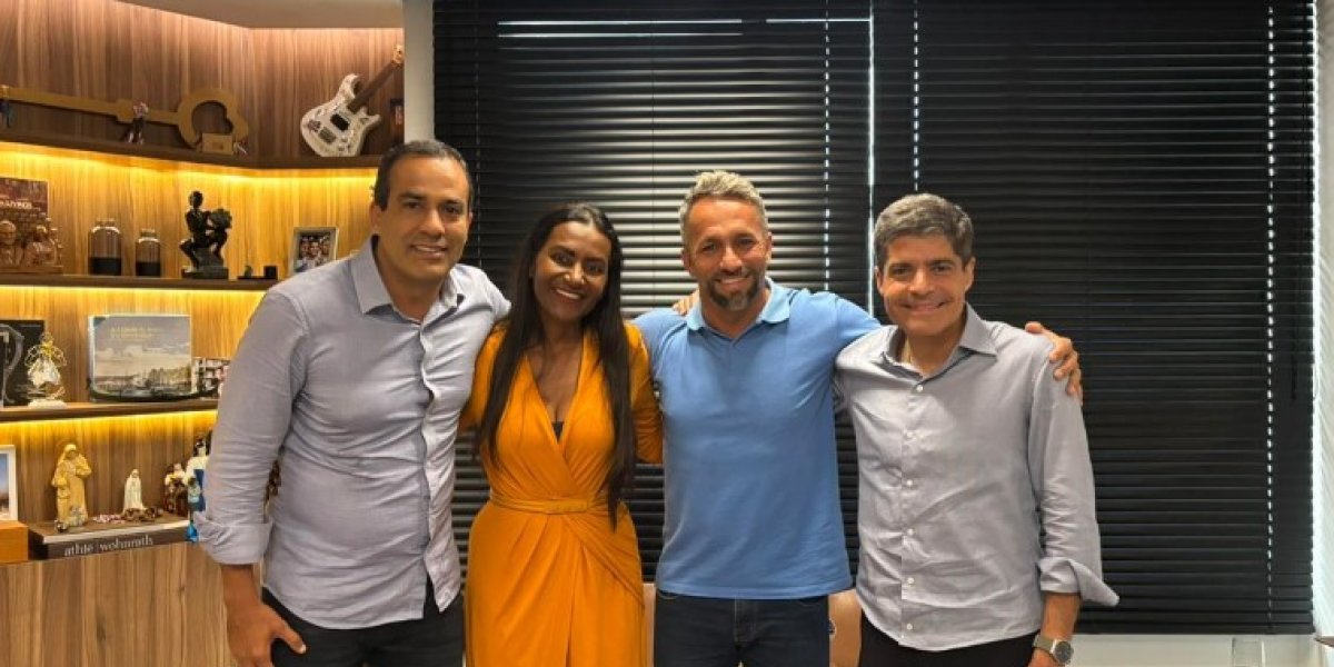 ACM Neto e Bruno Reis reforçam apoio ao candidato Flávio Matos em Camaçari