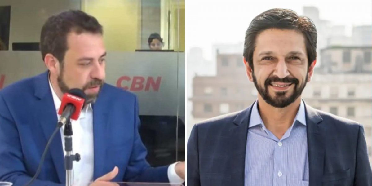 Boulos faz perguntas à cadeira vazia após ausência de Nunes em debate