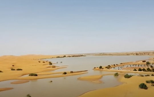 Maior chuva dos últimos 30 anos causa alagamento em parte do Deserto do Saara