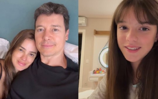 Filha de Rodrigo Faro e Vera Viel pede cura de tumor da mãe como presente