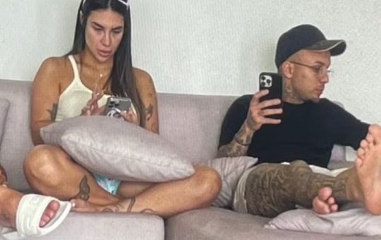 Everton Cebolinha nega affair mas é visto em vídeo com Ivana Bermanelli