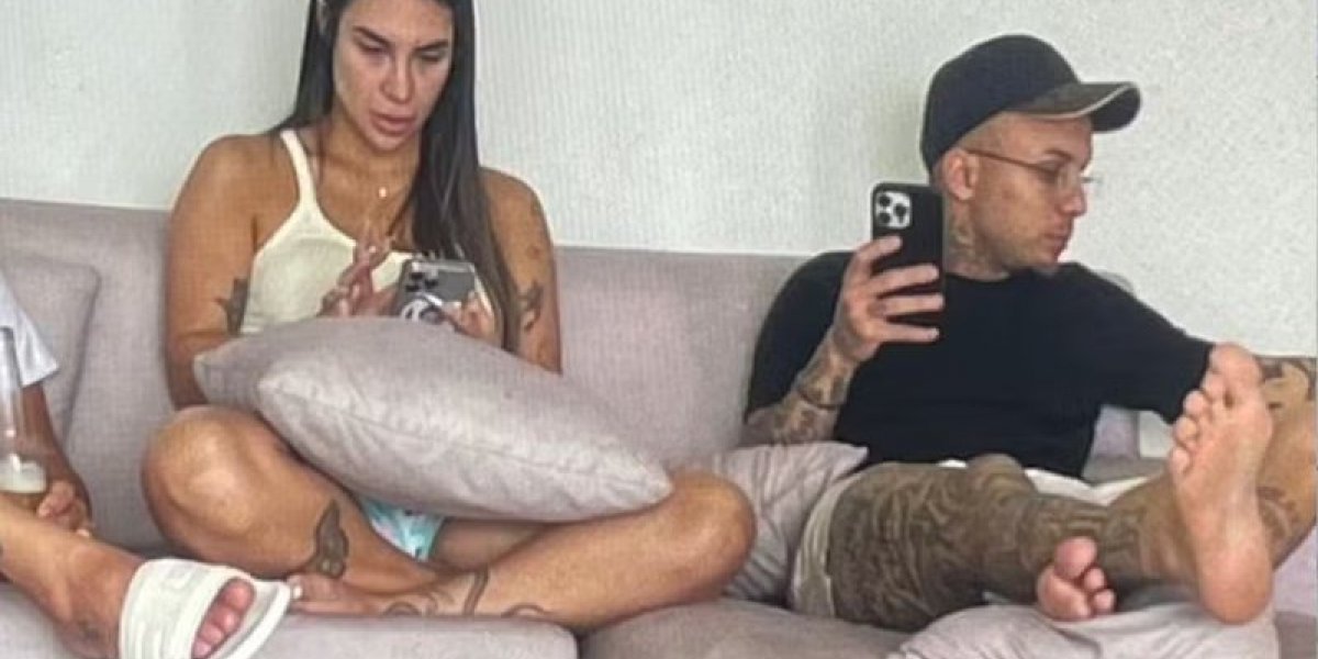 Everton Cebolinha nega affair mas é visto em vídeo com Ivana Bermanelli