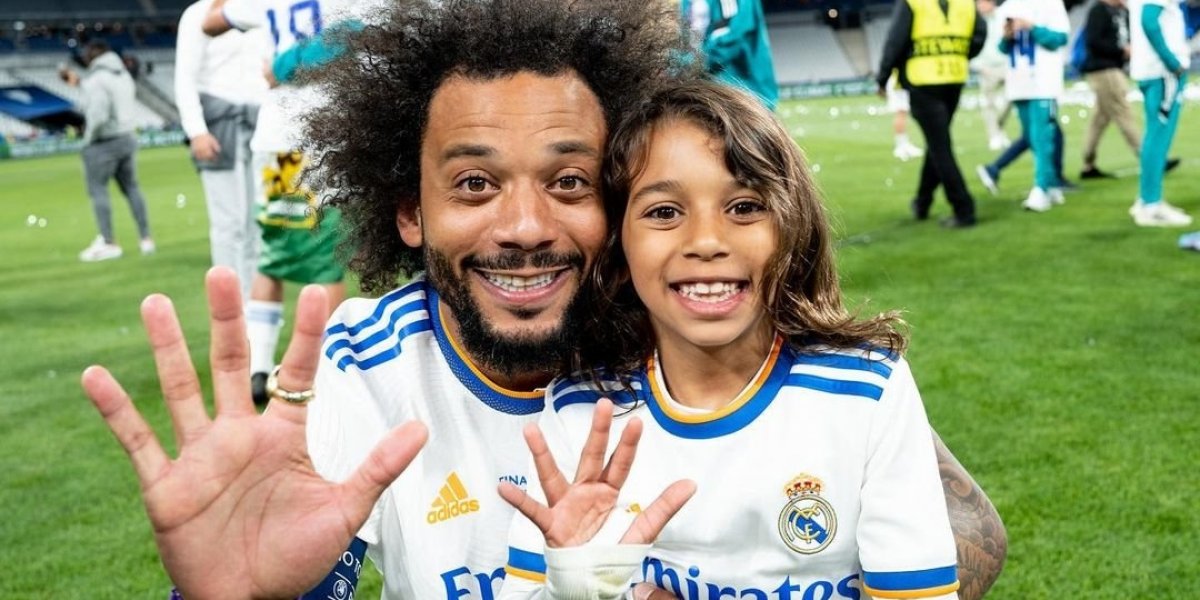 Marcelo leva "tabaca" de filho mais novo