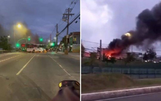 Protesto de moradores deixa trânsito parado na Avenida Paralela