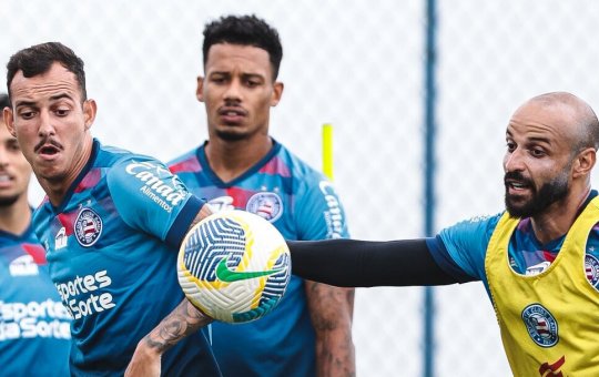 Bahia realiza treino tático visando duelo contra o Cruzeiro, em Belo Horizonte