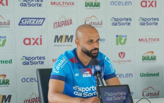 Thaciano projeta "um Bahia forte" em confronto direto contra o Cruzeiro