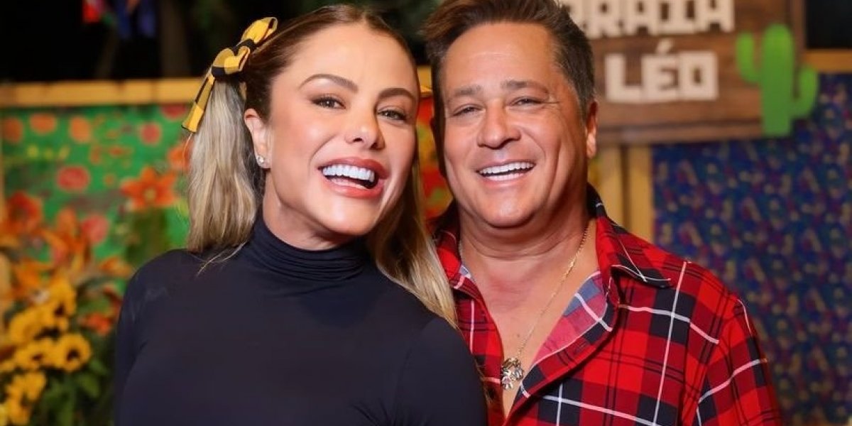 Poliana presenteia Leonardo com celular e ele dispara: 'Não presta'