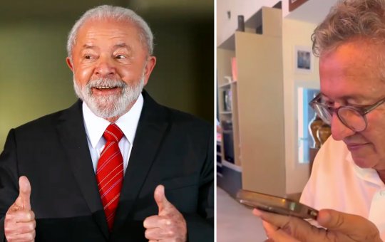 Lula liga para Luiz Caetano e aponta presença em possível cerimônia de posse