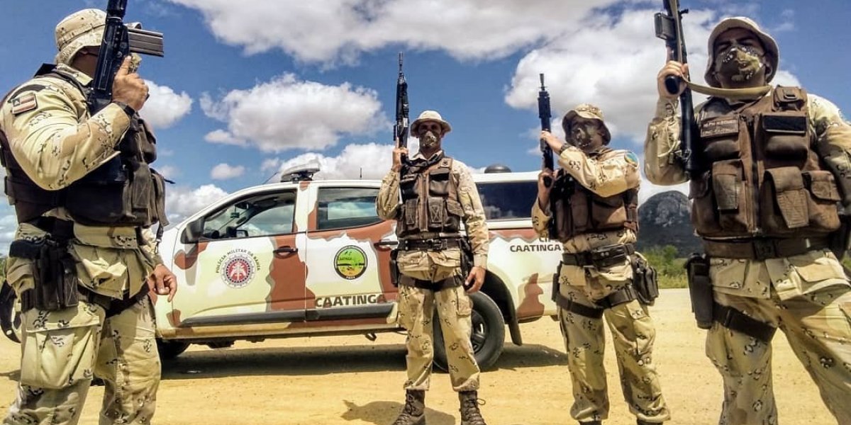 Militares da Caatinga chegam a Salvador para a Operação Hórus