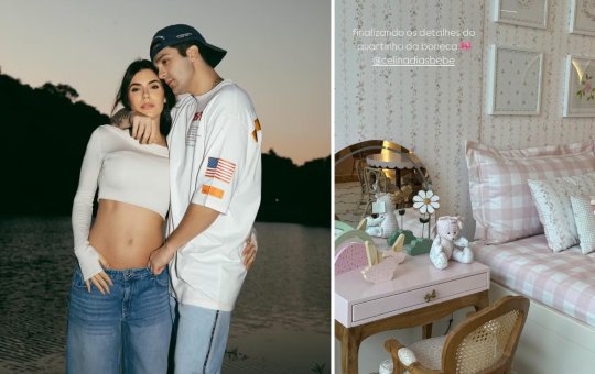 Jade Magalhães mostra detalhes do quarto de sua filha com Luan Santana