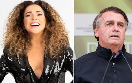Daniela Mercury notifica X para excluir post de Bolsonaro com informação falsa