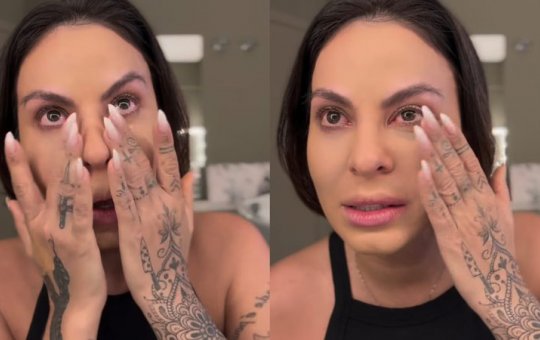 Alinne Rosa se emociona ao desabafar sobre luta contra a depressão