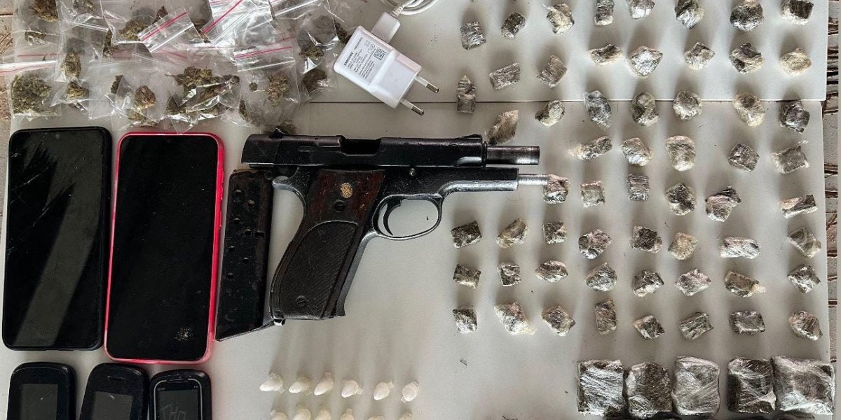 Polícia Militar apreende drogas e liberta refém em Saramandaia