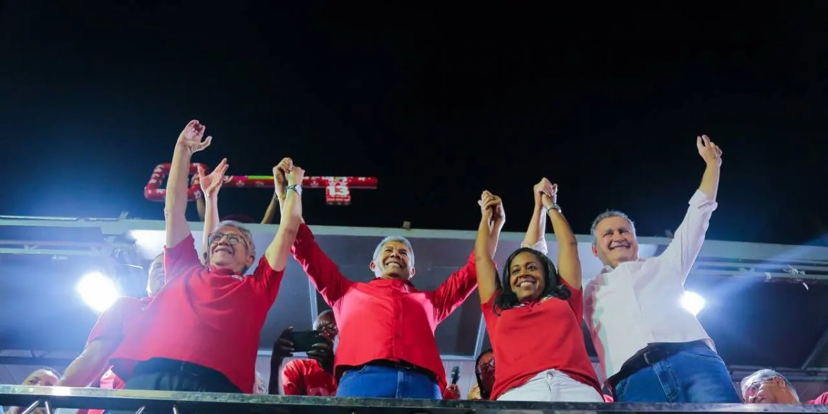 Jerônimo Rodrigues e Rui Costa parabenizam Caetano por vitória em eleição