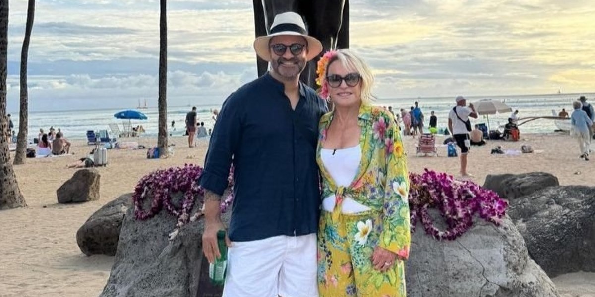 O amor está no ar! Ana Maria Braga se declara em aniversário de namorado; veja