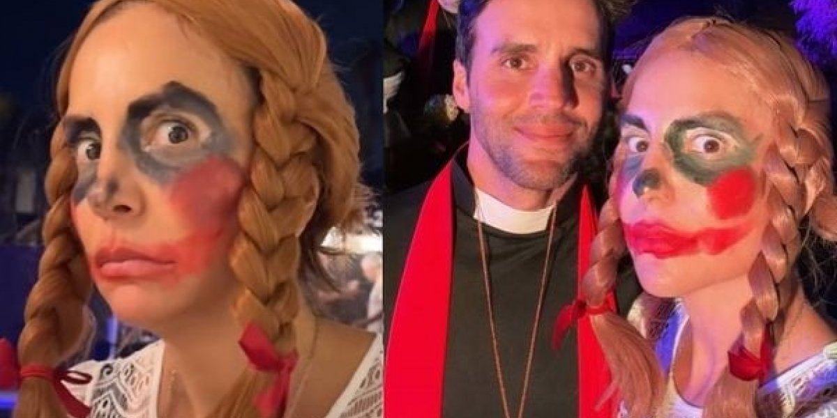 Ivete Sangalo se fantasia de Anabelle em festa de Halloween; veja vídeo