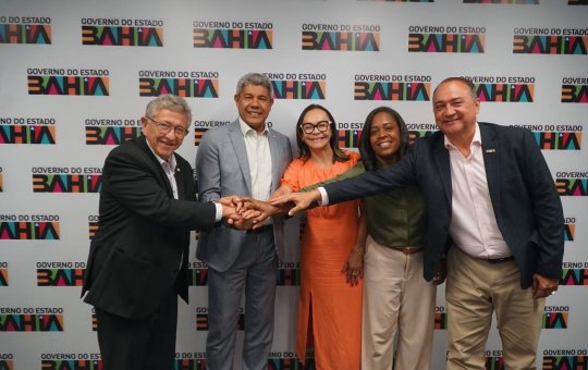 Caetano faz primeira reunião de trabalho com o governador Jerônimo