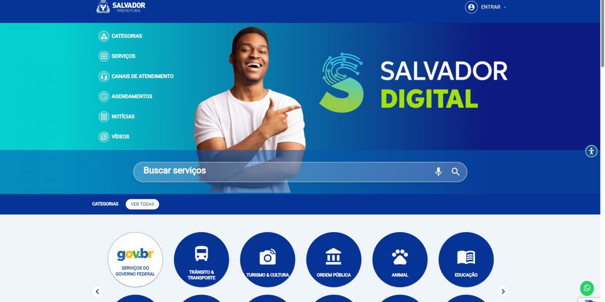 Plataforma "Salvador digital" chega aos mais de 620 mil cadastros
