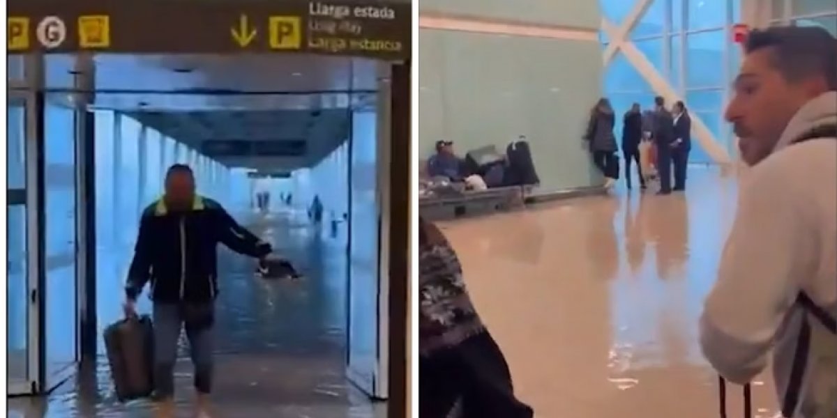 Enchente em Barcelona: voos são cancelados e pista de aeroporto fica alagada