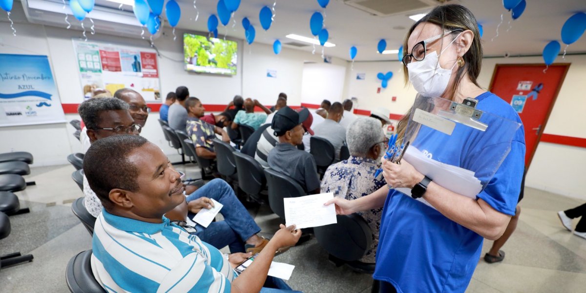 Novembro Azul: Sesab realiza mutirão com mais de 3,2 mil vagas para consultas e exames