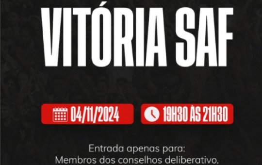 Vitória realiza evento para discutir sobre SAF com membros do conselho deliberativo