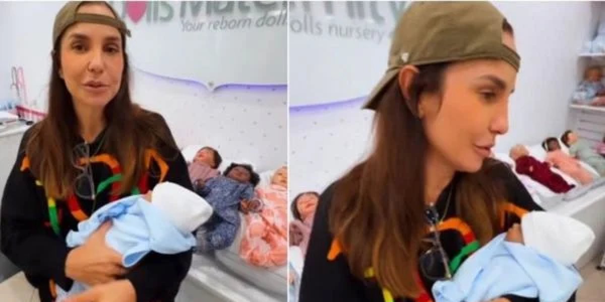 Loja de enxoval em Orlando suspende atendimento ao público para receber Ivete Sangalo