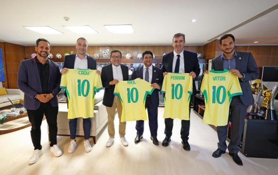 Representantes do Grupo City vão até sede da CBF para reunião com Ednaldo Rodrigues