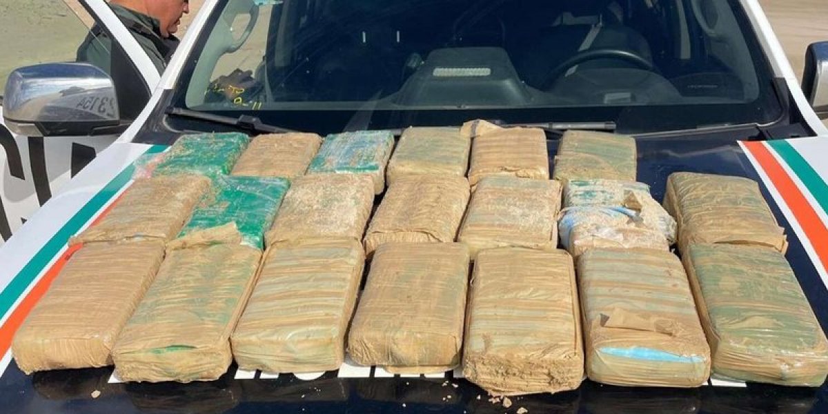 Mala com 23,5 kg de cocaína é encontrada em praia do Ceará