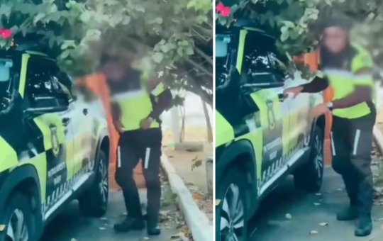 Agente é flagrado com mulher em carro da Transalvador e ato levanta suspeitas