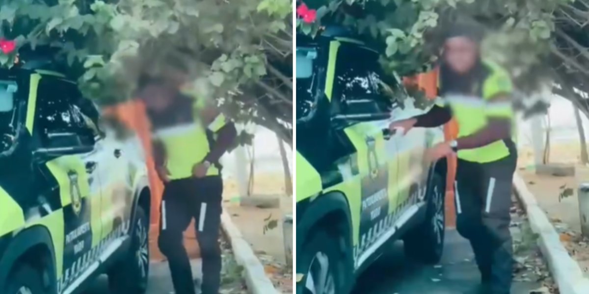 Agente é flagrado com mulher em carro da Transalvador e ato levanta suspeitas