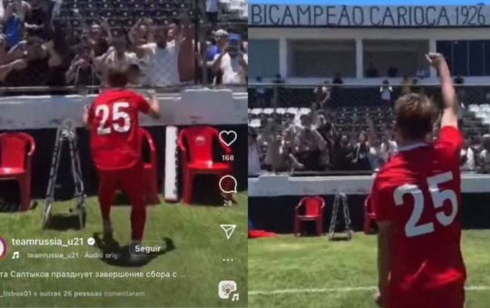 Vídeo: torcida de clube carioca faz cantos homofóbicos e atleta russo 'comemora' com torcida