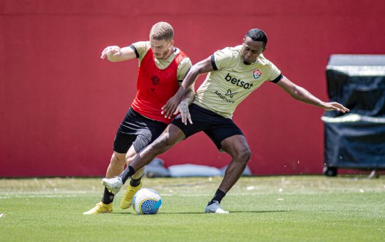 Vitória realiza penúltimo treino antes de duelo contra o Criciúma