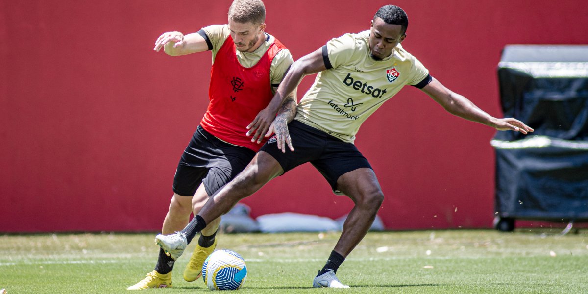 Vitória realiza penúltimo treino antes de duelo contra o Criciúma