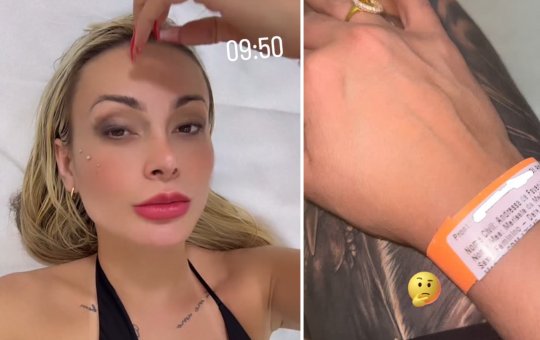 "Vai aprontar? É isso que dá", diz Andressa Urach ao ser medicada por dor pélvica após filmagem com 8 homens